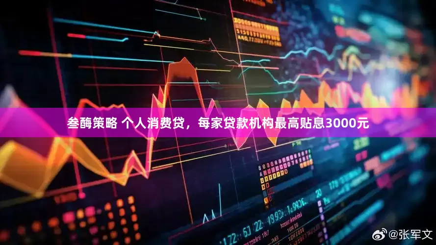 叁酶策略 个人消费贷，每家贷款机构最高贴息3000元